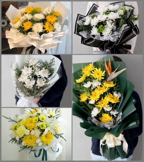 贵州铜仁市沿河县土地坳镇丰岩村白事花束代送